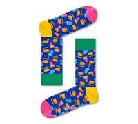 Happy Socks Hamburger Sock Calcetines, Multicolor, 41-46 (Pack de 1) Unisex