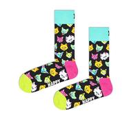 Happy Socks Mujer Funny Cat Sock Calcetines Not Applicable, Multicolor (Multicolour 930), 4/7 (Talla del fabricante: 36-40)
