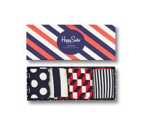 Happy Socks Calcetines, Multicolor (Stripe Gift Box), 36-40 (Pack de 4) para Mujer
