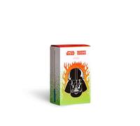 Happy Socks pack de 3 calcetines Star Wars, caja regalo con calcetines de Darth Vader y Yoda con sables láser a los lados talla 36-40