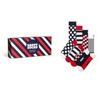 Happy Socks Calcetines navy / rojo / blanco, Talla 36-40