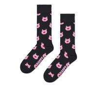 Happy Socks Pig Sock Calcetines, Negro, 48-52 Unisex Adulto