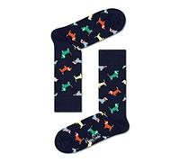 Happy Socks Puppy Love Calcetín Casual, Schwarz, 41-46 Unisex Adulto
