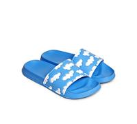 Happy Socks Sandalias Ultimate-Chanclas de Piscina de Verano- Azul con Nubes para Hombre y Mujer-Talla 44/45