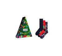 HAPPY SOCKS Set de regalo para hombre, paquete de 3 HOLIDAY 41-46 green verde