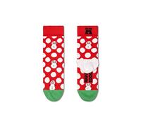 Happy Socks Snowman, colorido y alegre, Calcetines para niños, Verde-Rojo-Blanco (7-9Y)