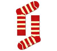 Happy Socks Stripe Rojo Calcetines, Unitary HS492, 41-46 Unisex Adulto