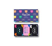 Happy Socks Unisex adulto Happy Socks 3 Pack Animal Gift Box Calcetines, Multi, 3-7 (36-40)