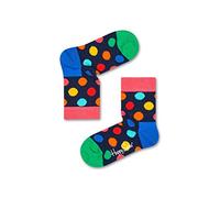 Happy Socks Unisex Kids Big Dot Socks, Blue Multi, 2-3 Years