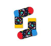 Happy Socks Unisex Kids Stripe Calcetines, Marine, 7-9 Years