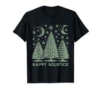 Happy Solstice Winter Minimalist Camiseta gráfica económica
