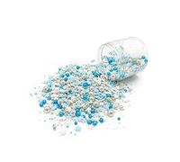 Happy Sprinkles Frost Queen 180 g | Mezcla colorida con chocolate para decorar | Ideal para decoración de tartas en invierno | Para galletas, helados y pasteles