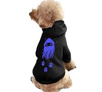 Happy Squid Family Warm Dog Sudadera con Capucha Lindo Disfraz de Perro Sudadera acogedora Ropa para Mascotas 2XL