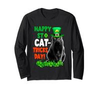 Happy St Catricks Day Cat St Patricks Day Lucky Charm Cats Manga Larga