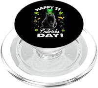 Happy St Catricks Day Cat St Patricks Day Lucky Charm Cats PopSockets PopGrip para MagSafe