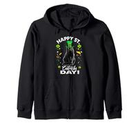 Happy St Catricks Day Cat St Patricks Day Lucky Charm Cats Sudadera con Capucha