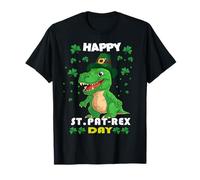 Happy St Pat Trex Day Dino Día de San Patricio para niños pequeños Camiseta