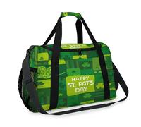 Happy St Patricks Day - Bolsa de viaje para niñas, niños, mujeres, hombres, día de San Patricio, fin de semana, bolsa de noche, bolsa de hombro para viajes, deportes, gimnasio