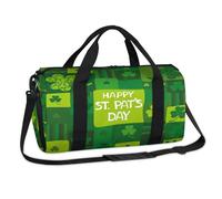 Happy St Patricks Day - Bolsa deportiva para el día de San Patricio, para fin de semana, para la noche, estilo casual, para viajes, gimnasio, equipaje, para niños, niñas, niños, mujeres y hombres