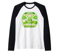 Happy St Patricks Day Its My Birthday Men Women Kids Toddler Camiseta Manga Raglan