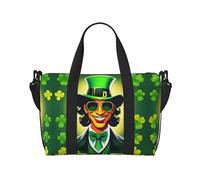Happy St Patrick'S Day Print - Bolsa de viaje versátil, el compañero para viajes de negocios y personales, color negro, talla única, Black, Talla única