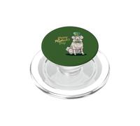 Happy St. Pawtrick's Day - Caniche Día de San Patricio PopSockets PopGrip para MagSafe