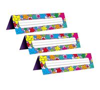 Happy Stars Tented Name Plates, 36 Per Pack, 3 Packs