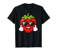 Happy Strawberry aplaude Summer Cool Vibes Camiseta