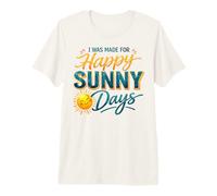 Happy Sunny Days Sonriente Sol Verano Amante Camiseta Premium