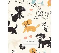Happy Tails Notebook: This charming and vibrant notebook features playful dogs in colorful designs, bringing energy and joy to your everyday tasks.