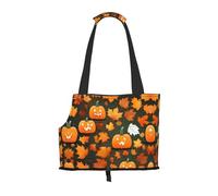 Happy Thanksgiving Day Pumpkin Print Puppy Carrier Pets Dogs Dog Walking Bags for Small Dogs and Cat and Rabbit