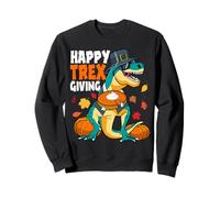 Happy Thanksgiving Dinosaur Boys T Rex Pumpkin Pie Niño Sudadera