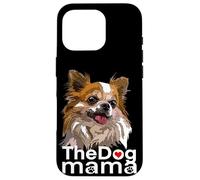 Happy The Dog Mama Chihuahua Perro Chiwawa de Pelo Largo Carcasa para iPhone 16 Pro