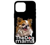 Happy The Dog Mama Chihuahua Perro Chiwawa de Pelo Largo Carcasa para iPhone 16 Pro MAX