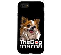 Happy The Dog Mama Chihuahua Perro Chiwawa de Pelo Largo Carcasa para iPhone SE (2020) / 7/8