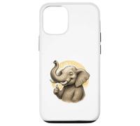 Happy Thumbs Up Elephant Art Carcasa para iPhone 12/12 Pro