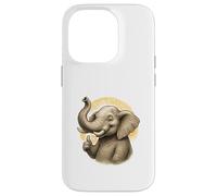 Happy Thumbs Up Elephant Art Carcasa para iPhone 14 Pro