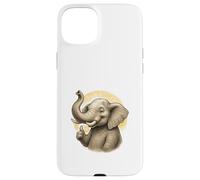 Happy Thumbs Up Elephant Art Carcasa para iPhone 15 Plus