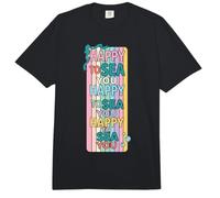 Happy To Sea You Ocean Beach Profesor Volver A La Escuela Juego De Palabra Comfort Colors Adult Heavyweight T-Shirt