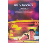 HAPPY TOGETHER - Póster de cine original (tamaño pequeño, 53 x 40 cm, rollo), película de 1997 Wong Kar-Wai Leslie Cheung