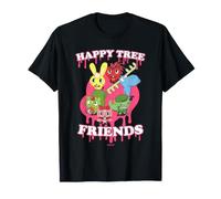 Happy Tree Friends Dripping Logo with Characters Cartoon Camiseta