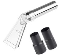 Happy Tree Varita de mano para detalles de tapicería con cabeza de plástico transparente para limpieza de alfombras, montaje de camión y extractor portátil