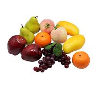 Happy Trees Decoración de Frutas Artificiales realistas realistas (Juego de 12) (múltiples Frutas)