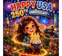 Happy USA 250th Anniversary Books for Kids: A Magical Independence Day Storybook with Friendship and 4th of July Spirit