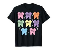 Happy Valentine Heart Teeth Dentist Dental Hygienist Camiseta