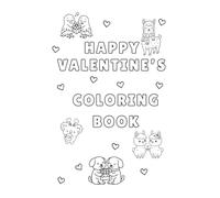 Happy Valentine's Coloring Book for Kids