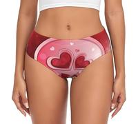 Happy Valentine'S Day (1), calzoncillos de apoyo para mujer, ropa interior cómoda y suave para mujer, multicolor, S