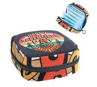 Happy Valentine's Day-95 First Period Kit para niñas, bolsa menstrual de tampón, soporte para almohadilla de lactancia con cremallera, organizador de servilletas sanitarias