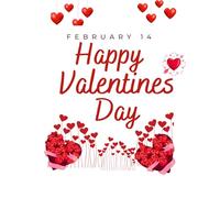 Happy Valentines day February 14: Valentines day book