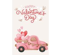 Happy Valentine's Day Notebook 6 x 9" with 100 Ruled Line Pages: A Sweet and Festive Composition Notebook for All Your Notes, Thoughts, and Ideas